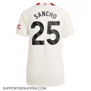 Manchester United Jadon Sancho #25 Tredje Matchtröja Dam 2023-24 Kortärmad